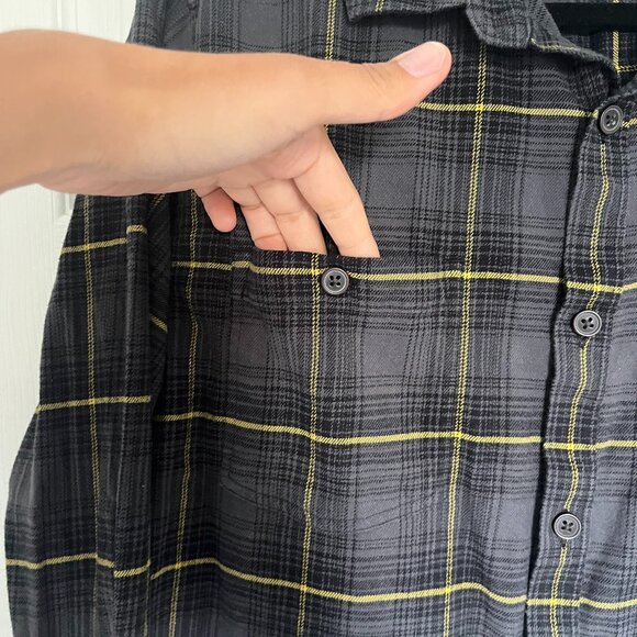 Wind River Black and Yellow Flannel Shirt - Picture 4 of 8
